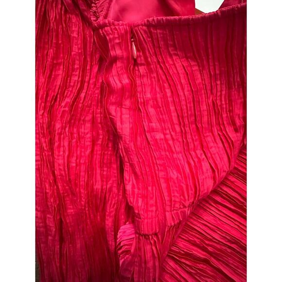 Ulla Johnson Orla Crinkled Midi Dress – Size 10, Orchid Pink, NWT - Picture 11 of 12